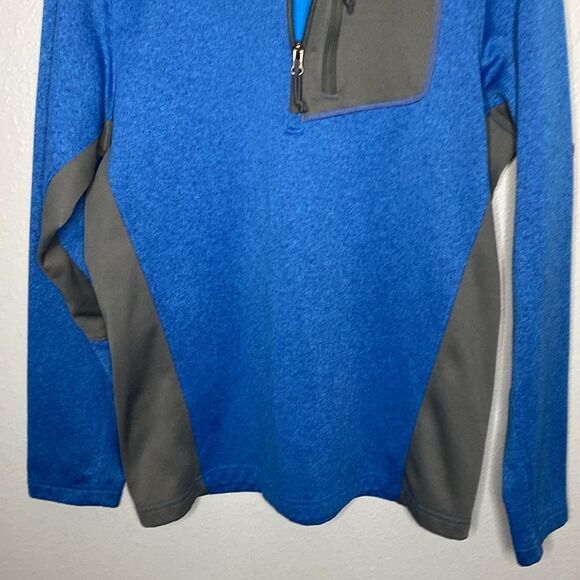Columbia Gray and Blue 1/4 Zip Pullover Size Small - Picture 6 of 8